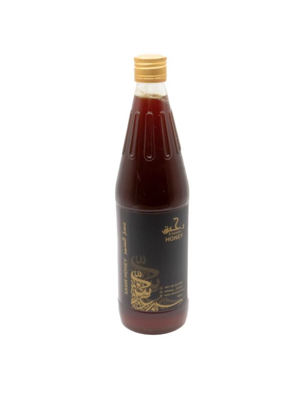 Rare Samr honey – bold flavor and powerful health benefits, treasured in the Middle East Samr Honey comes from the blossoms of the desert Samr tree, producing a rich, deep taste and dark golden color. Known for its antibacterial and energy-boosting properties, this 500GM jar is a true UAE delicacy. Traditionally enjoyed for strengthening
