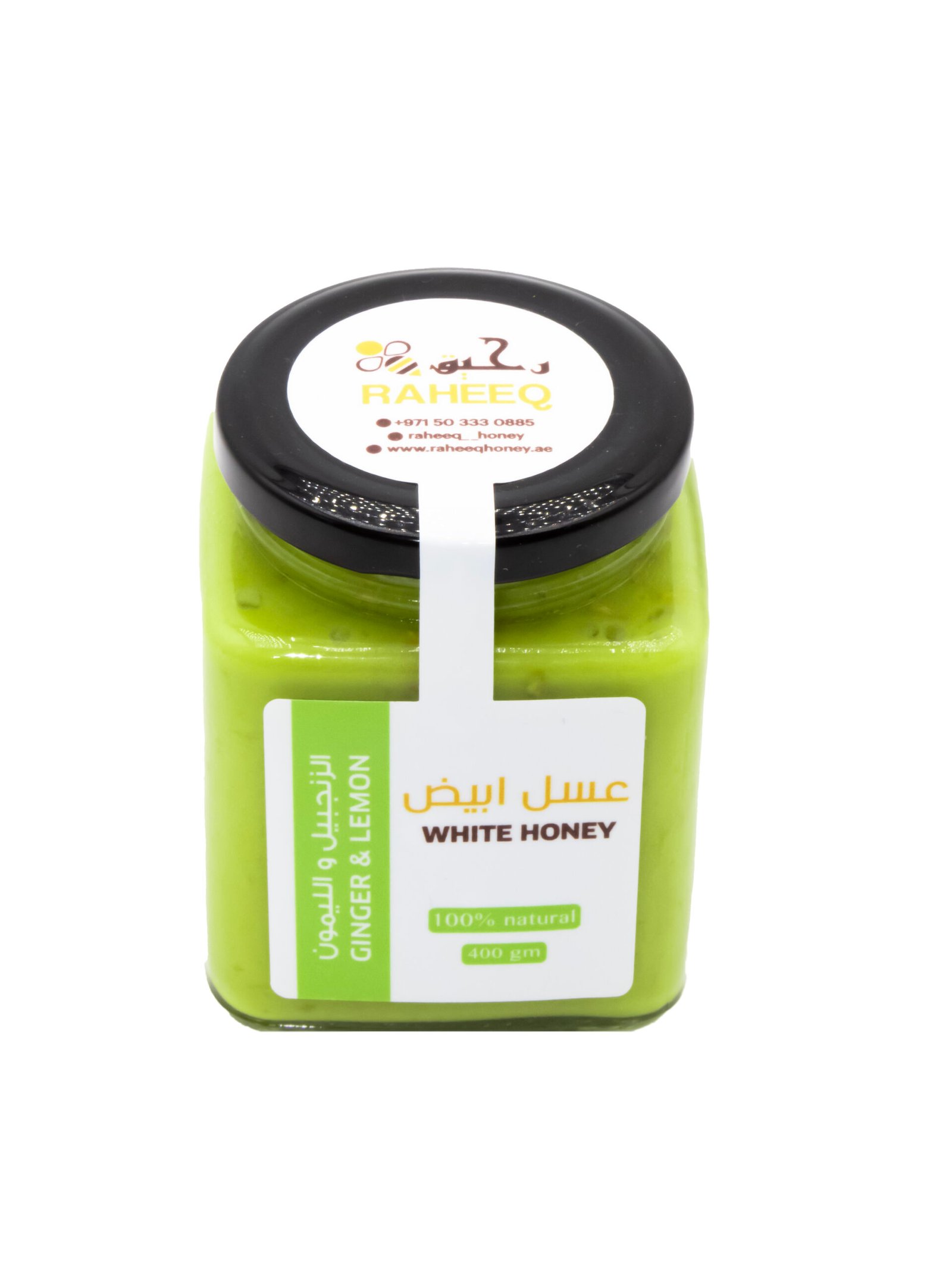Discover Raheeq Honey's Ginger & Lemon White Honey, the Wallah best immune booster and natural remedy for colds. Search for HONEY in the Middle East and find the ultimate raw, pure white honey in Dubai and Abu Dhabi.Why Ginger & Lemon White Honey is the UAE'